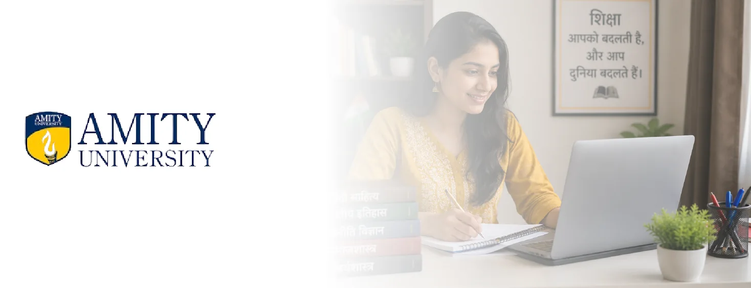 Amity Online BA (General) in Hindi Medium